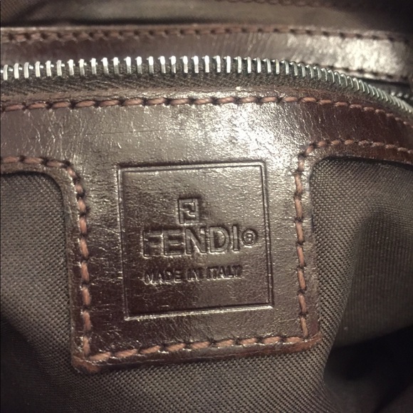 Fendi Brown Zucca Hobo Bag - Picture 5 of 8